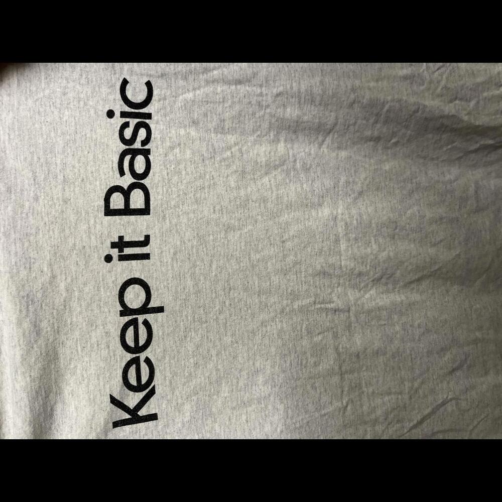 Vtg Basic Cigarettes T-Shirt Keep It Basic Tee Ma… - image 5